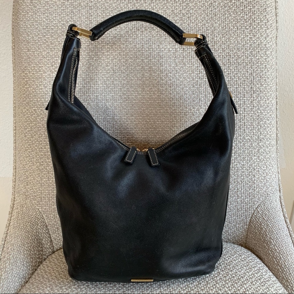 Gucci black leather bag